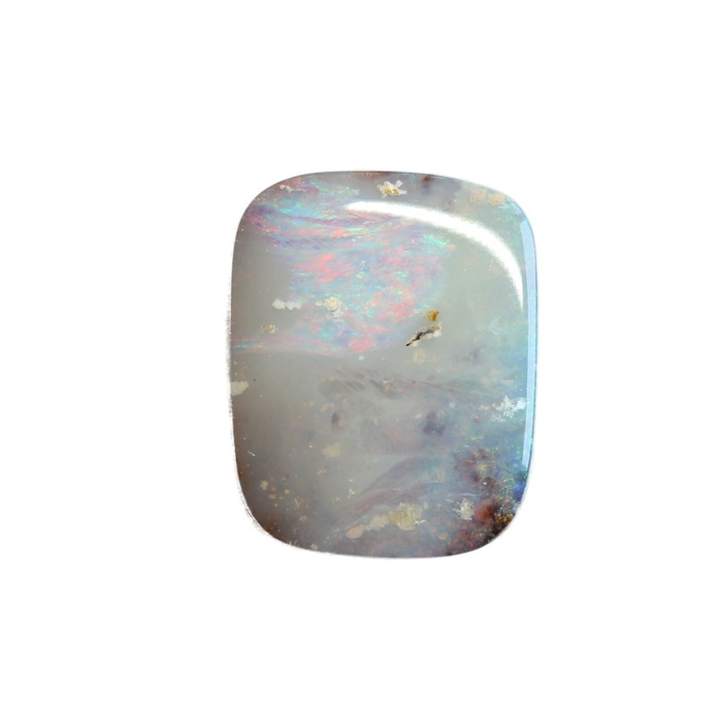 Boulder opal 3.64ct 11 x 9mm Australian opal natural solid loose stone Winton