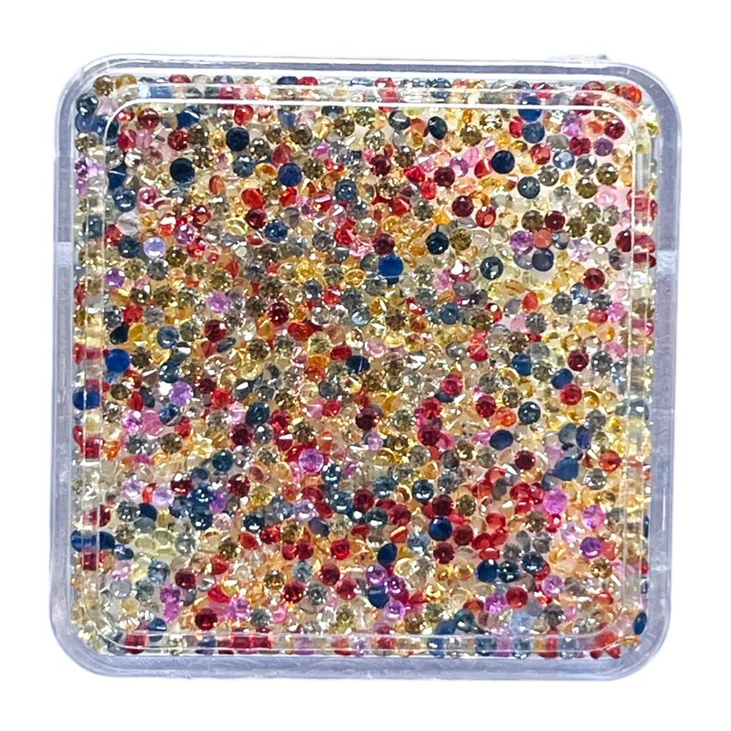 100 Pcs Natural Multi Sapphire 1mm Round Diamond Cut Dazzling Loose Gemstone Lot gallery
