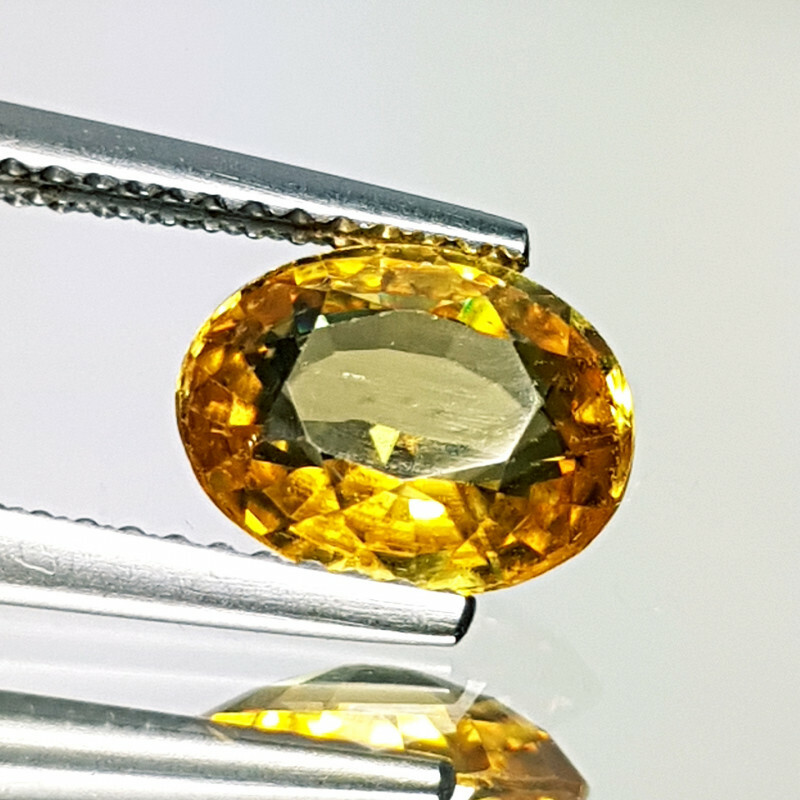 NATURAL GOLDEN YELLOW ZIRCON 2.65 CARATS STUNNING GEMSTONE gallery