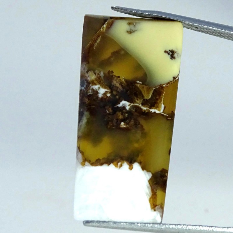 24.20Cts 100% Natural Porcelain Jasper Fancy Cabochon Gemstone 15X31X5MM