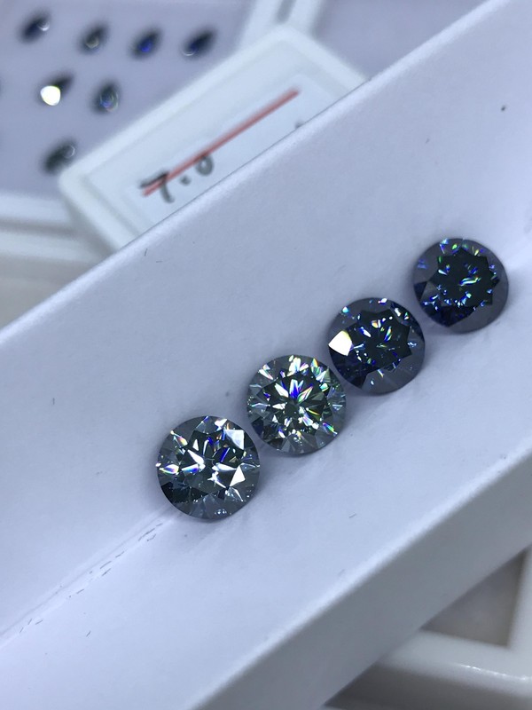0.1-13ct D Color VVS1 Loose Moissanite Stone Round Cut for Ring Premium Quality