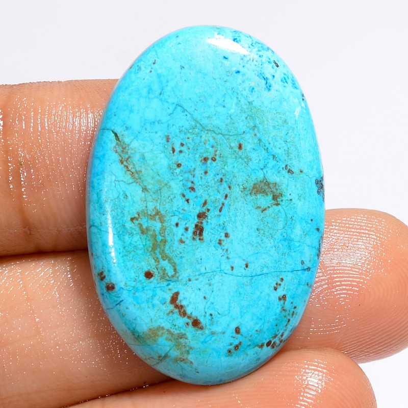 100% Natural Shattuckite Oval Shape Cabochon Loose Gemstone 24 Ct 31X21X5mm F981