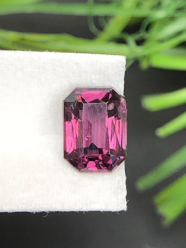 Rare Pinkish Spinel Octagon Cut, 0.85 CT Loose Gemstone 6.2×4.6mm fine jewelry