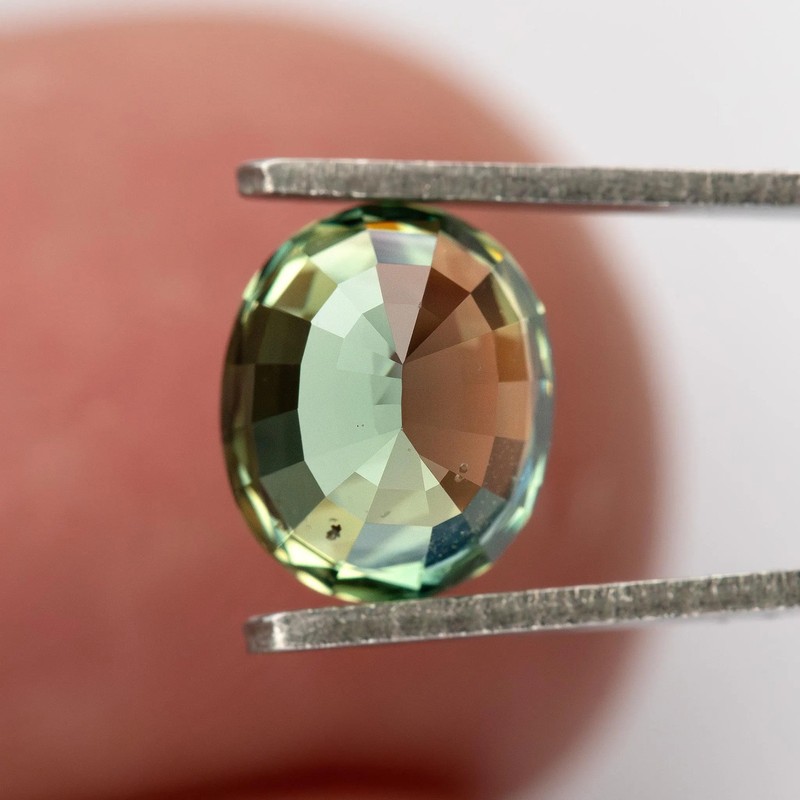 Madagascar Loose Gem 1.81ct Oval Sapphire, Teal Blue Green, 7.2x6.1mm, Unheated gallery