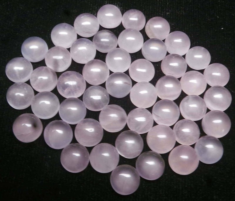 Rose Quartz Round Cabochon 5mm To 20mm Natural Loose Gemstone