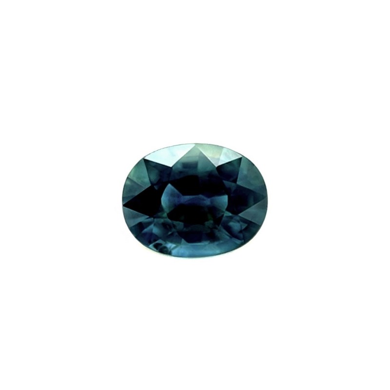 UNHEATED 0.65ct TEAL Green Blue Oval Cut Sapphire 5.7×4.4mm VS Loose Gemstone