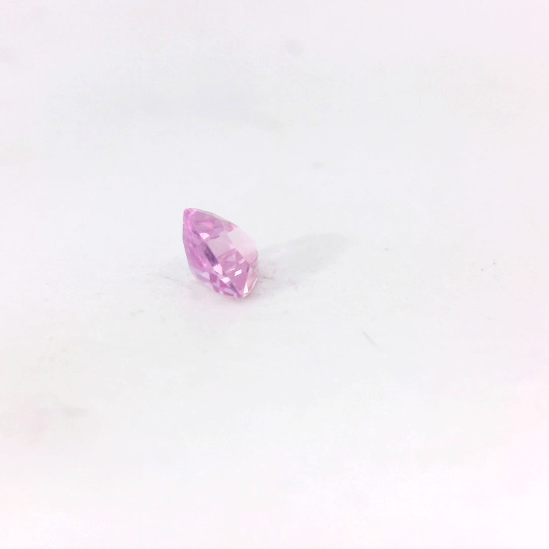 0.28ct Loose Trillion Heat Treated Light Pink Topaz Gemstone 4 x 4 mm gallery