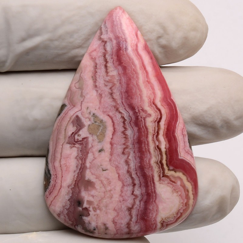 96.00 Ct Natural Desginer Rhodochrosite Top-Quality Pear Cabochon Loose Gemstone