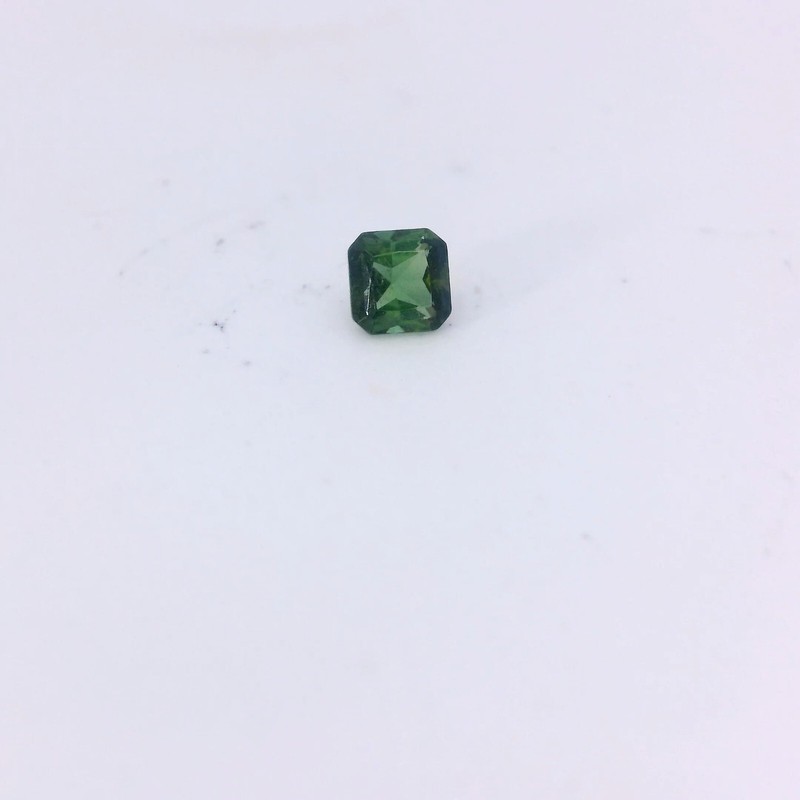 0.19ct Loose Antique Square Cut Genuine Olive Green Peridot 3 x 3mm