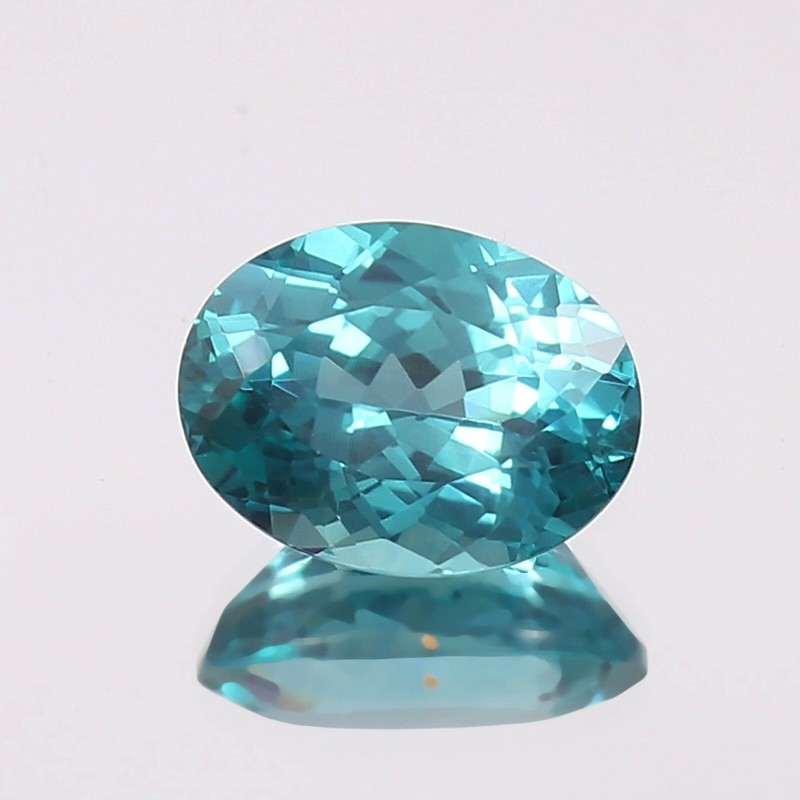 AAA Natural Blue Green Braziliam Tourmaline Loose Oval Gemstone Cut 10×7 MM