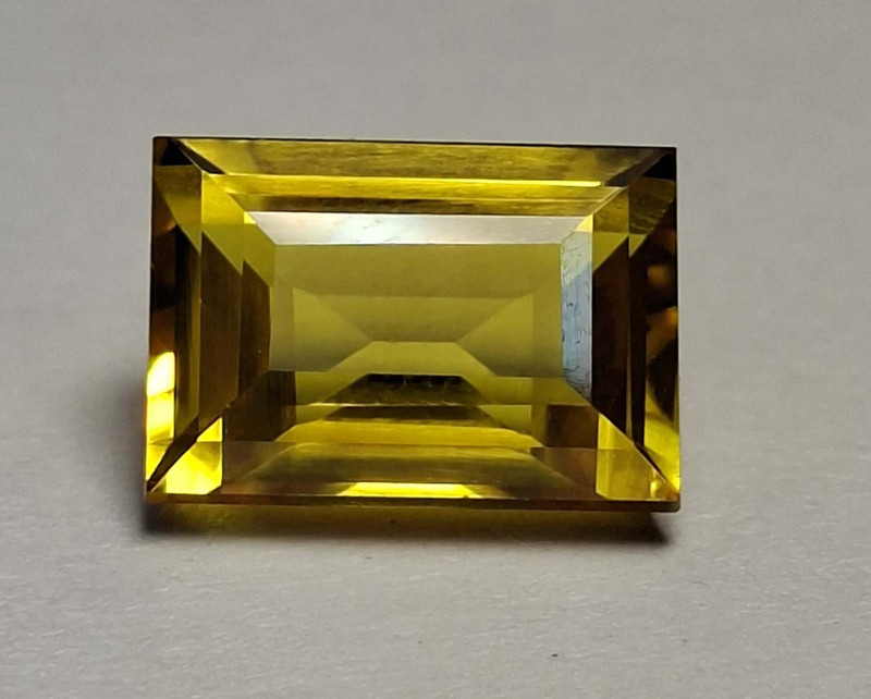 Certified Yellow Citrine Baguette Cut 6-8 Ct Natural Loose Real Gemstone SB851