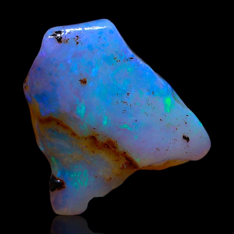 2.00 Cts Australian Fire Opal Rough Top Quality Gemstone Natural 10x10x4 mm gallery