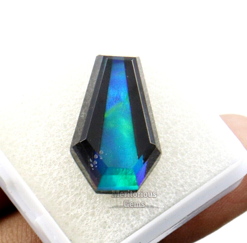 Fancy Cut Beautiful Natural Fire Opal Certified Loose Gemstone 9-10 Ct