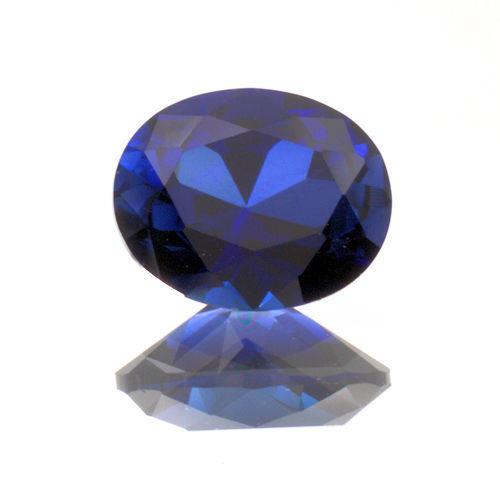 (5x3mm – 14x10mm) Oval Lab Created Blue Sapphire