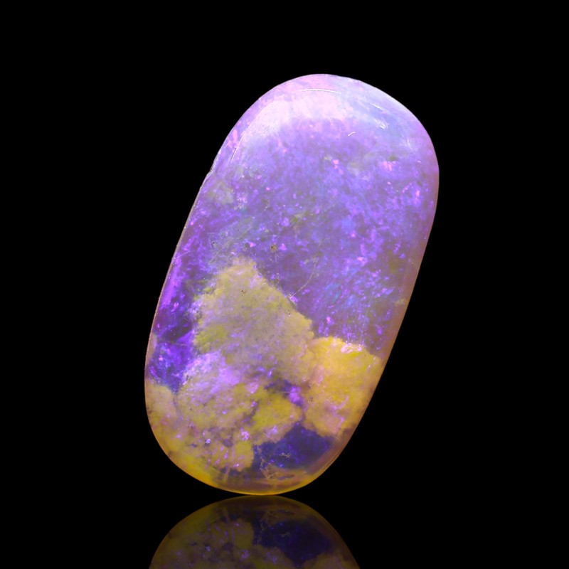 3.00 Cts Oval Fire Opal Cabochon Meditation Gemstone Natural 17x9x3 mm gallery