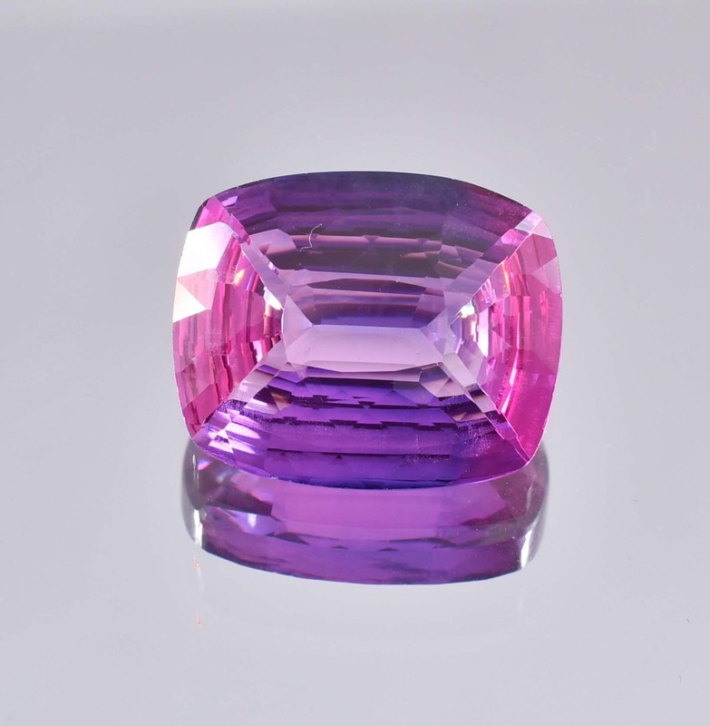 19 x 16 MM Flawless 26.25 Ct Natural Java Plum Sapphire Gemstone (GIT) Certified