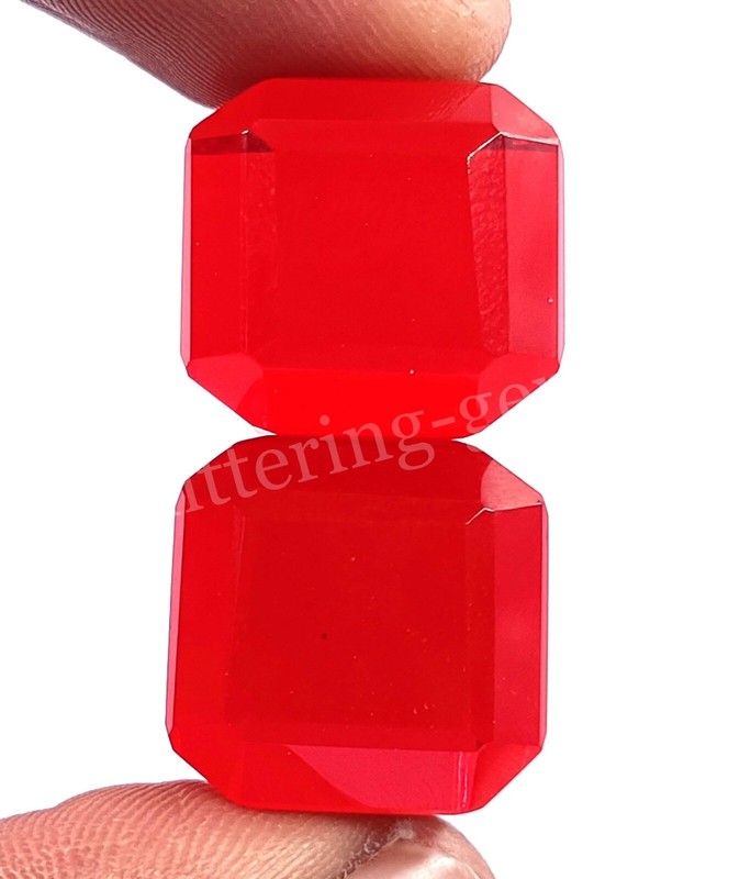 Hurry Up Now - 150 Carat Red Topaz Cube Lot IGL Certified Loose Gemstone 5SDI gallery