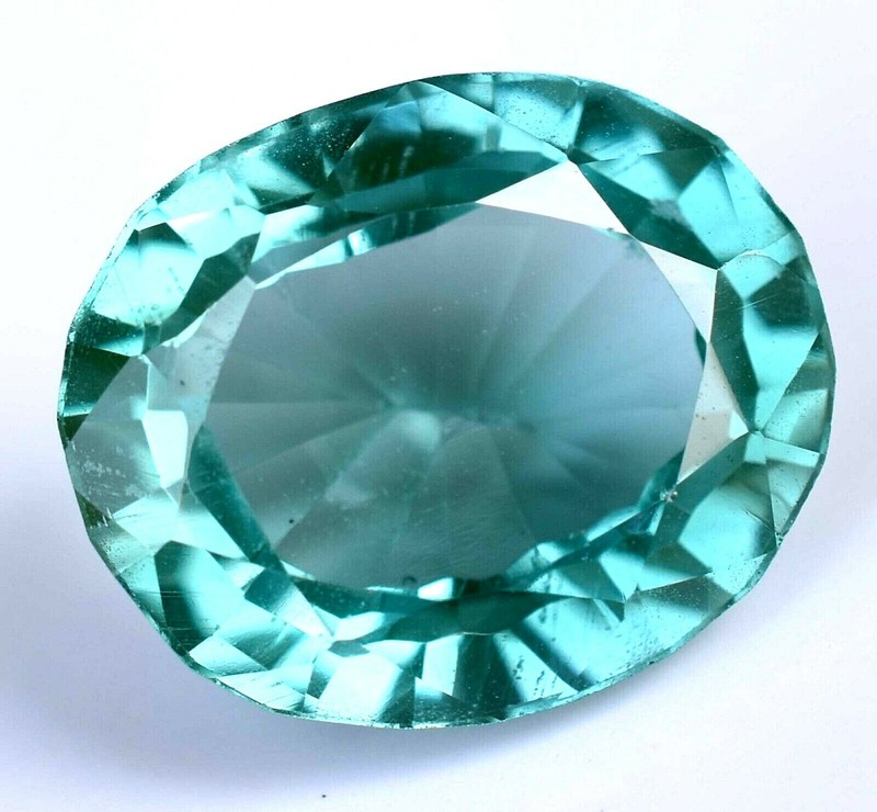 6 to 8 Ct Natural Paraiba Tourmaline Oval Greenish Neon Blue Gemstone Treated