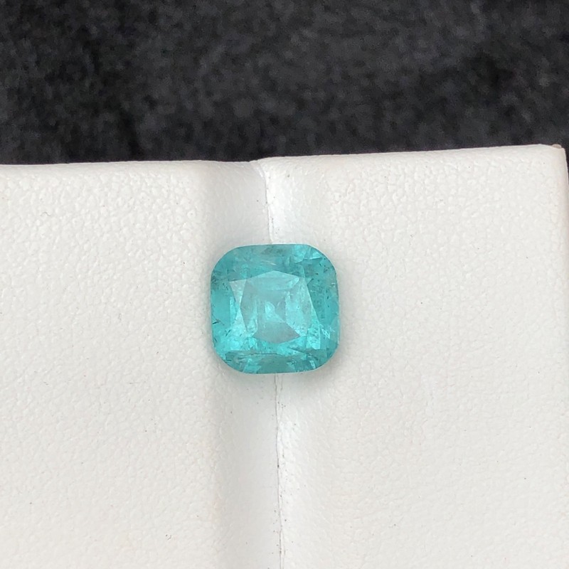 4.05 Carat Natural Blue Tourmaline – Cushion Cut Gemstone from Afghanistan