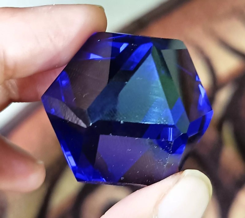AAA Certified Natural 200+ Ct Brazilian BLUE Topaz FANCY CUT Loose Gemstone
