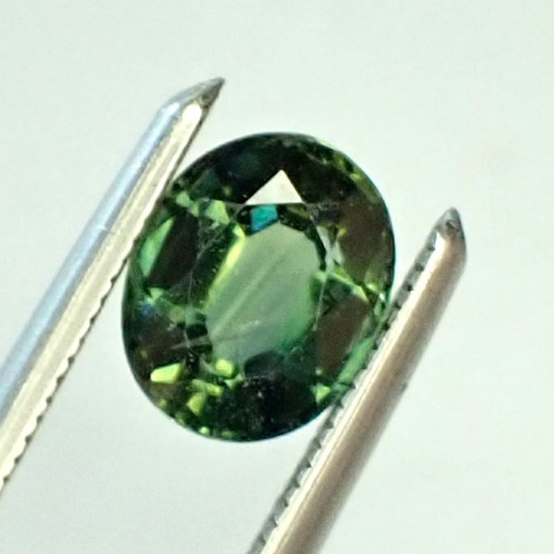 0.66 ct Oval 5.7x4.6 mm Deep Green-Blue Natural Australian Parti Sapphire gallery