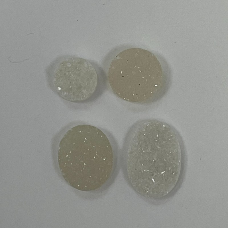 Natural Undyed Untreated Druzy Drusy Quartz in Assorted Sizes and Shapes gallery