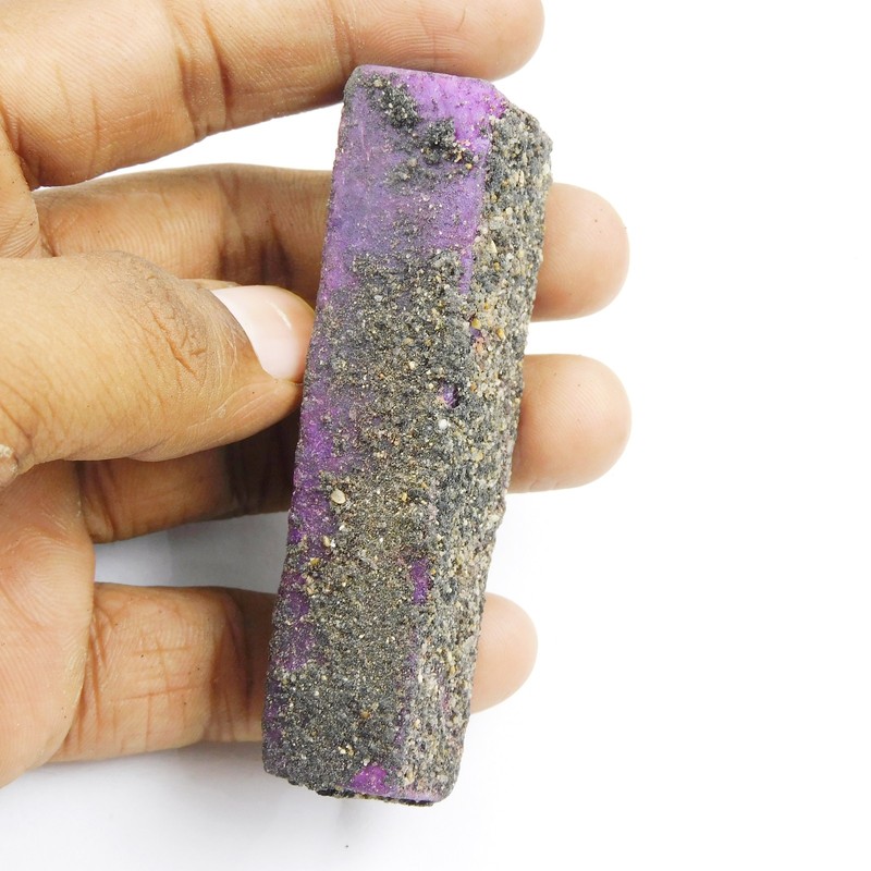 Tanzanite 120 Ct Rough Purple Raw CERTIFIED Natural Uncut Gemstone gallery