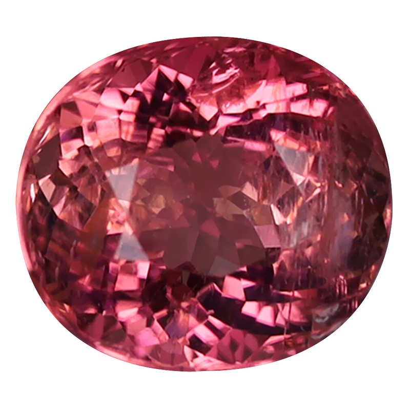 2.62 ct Best Oval Cut (9 x 8 mm) Mozambique Pink Tourmaline Natural Gemstone