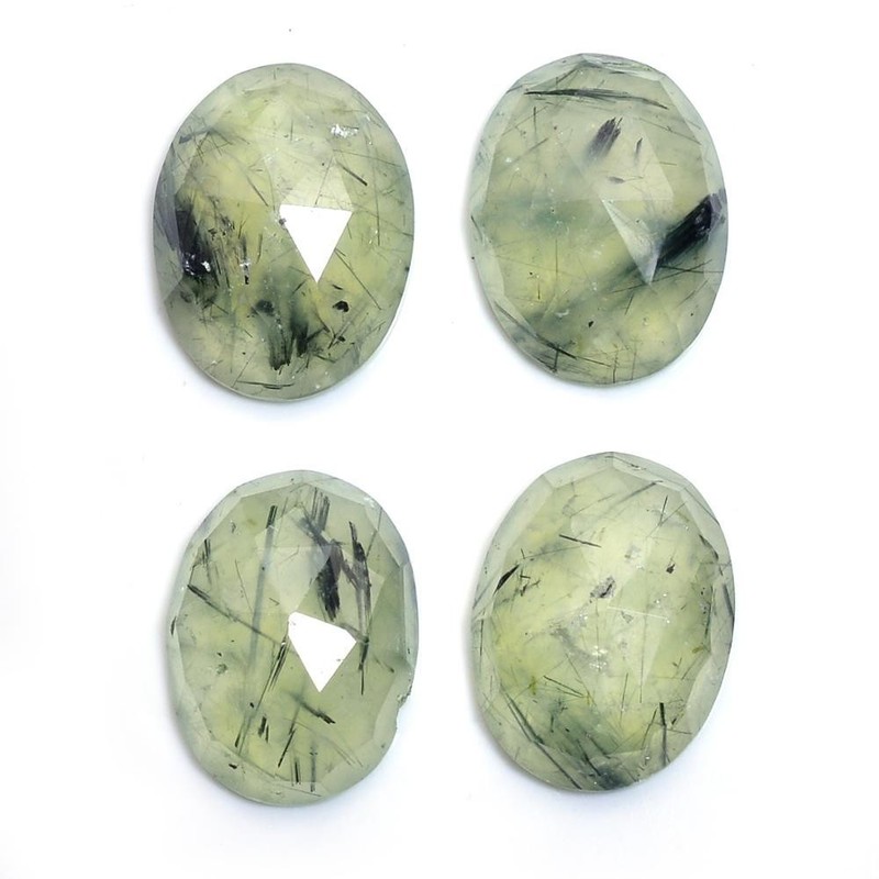 Natural Prehanite Oval Rose Cut 6x8mm To 20x25mm Loose Gemstone