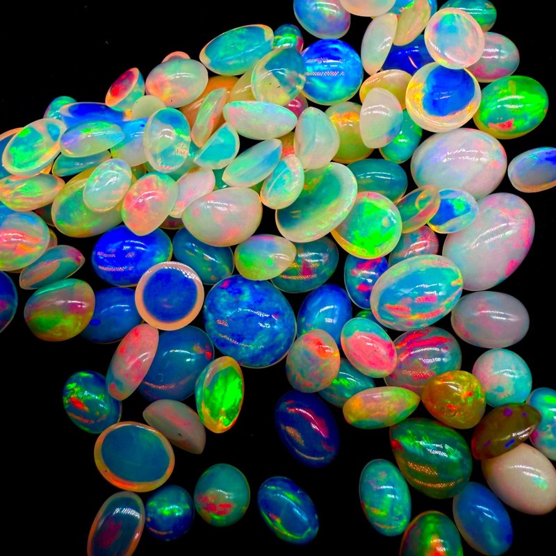 Opal 10x8mm Natural Fire Cabochon Lot Jewelry Making A grade gemstone gallery
