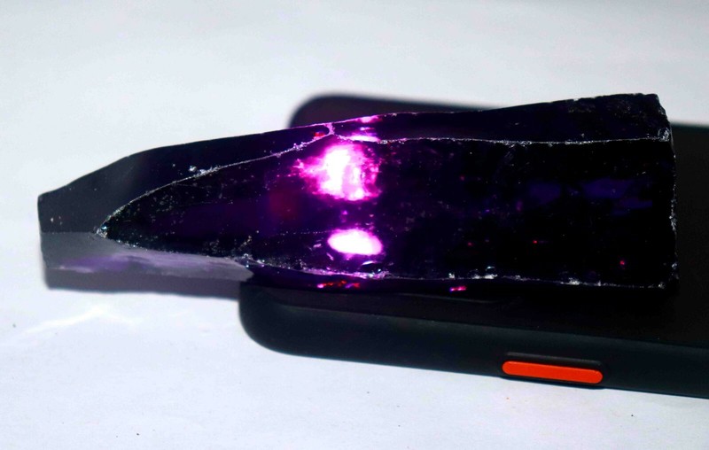 DYED 2500Ct Certified Natural Purple Zircon Gemstone Rough Big Sale gallery