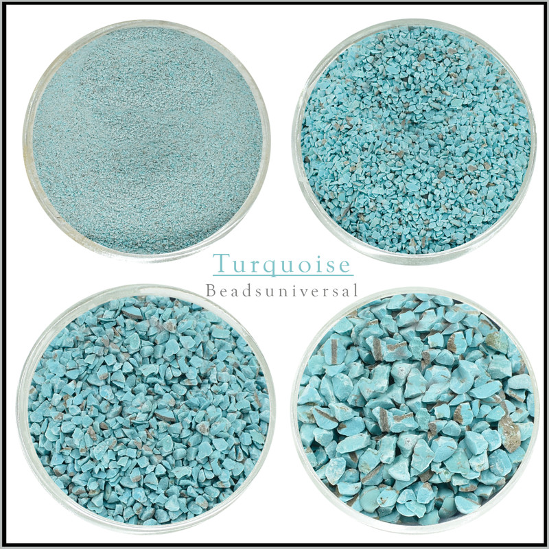 Genuine Raw Rough Blue Tourquoise Crushed Loose Gemstone Wholesale Lots