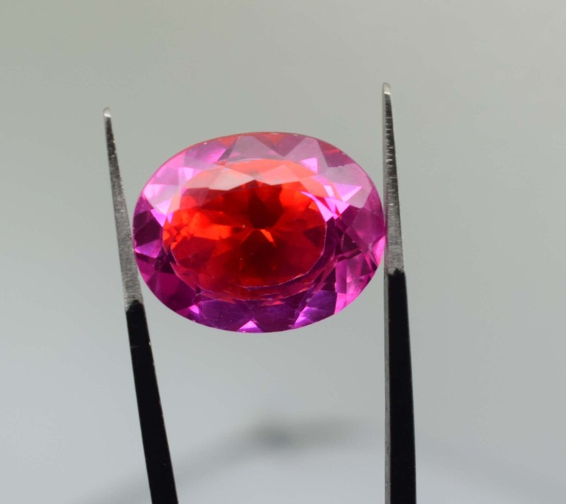 10Ct Natural Bicolor Pitambari Sapphire Oval Cut Gemstone Loose Pitambari Gems gallery