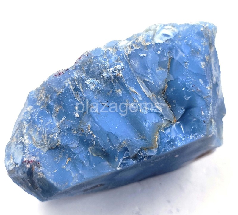 1598.00 CT NATURAL SKY-BLUE OPAL ROUGH CERTIFIED AUSTRALIA LOOSE GEMSTONE 25S gallery