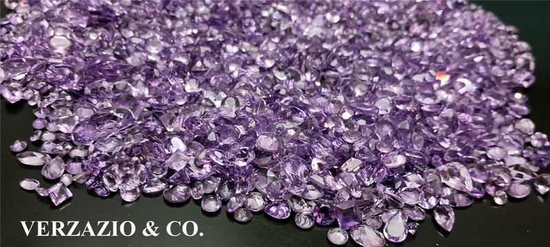 500+ CARAT AMETHYST GEM LOOSE GEMSTONE ACCENT SMALL SIZES MIX MIXED GEMSTONE LOT
