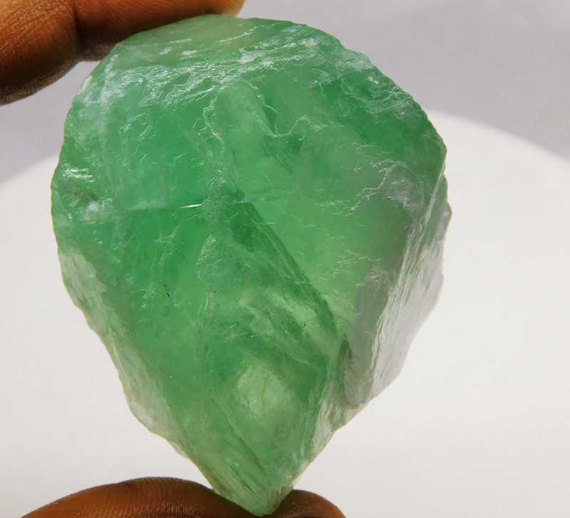 500 Cts Raw Fluorite Stone Natural Rough Crystals Reiki Healing Grounding Gift gallery