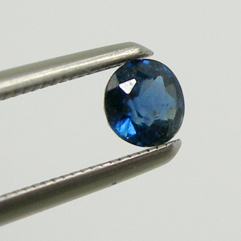 0.80ct Round 3.50mm Deep Blue Natural Australian Sapphire Gemstone Qty 3 pieces gallery