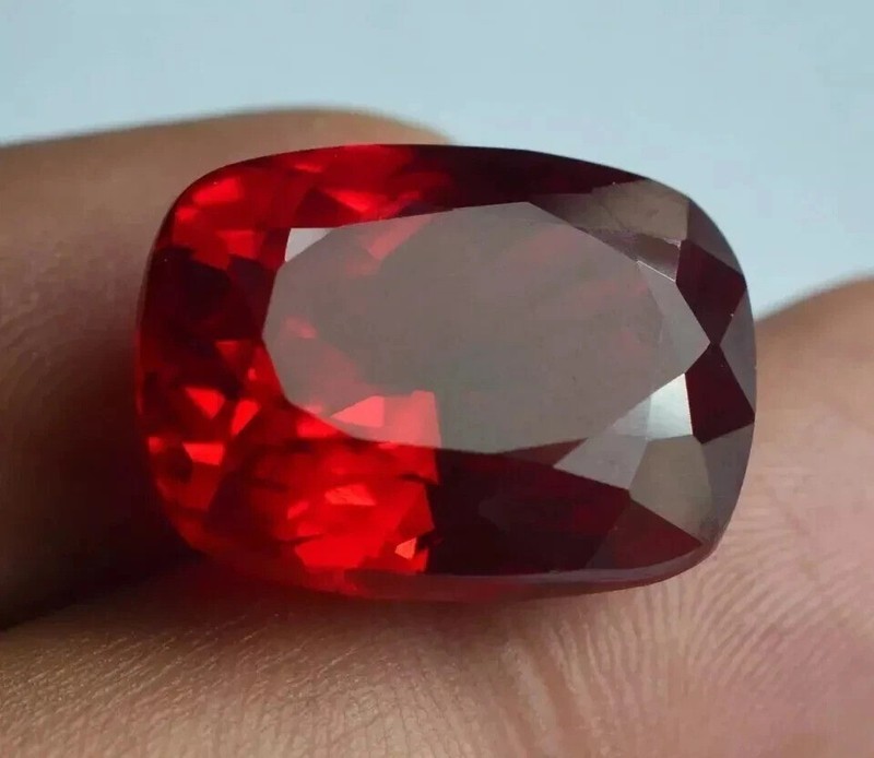 Red Ruby Burmese Cushion Cut 96-97 Ct Natural Loose EGL Certified Gemstone gallery