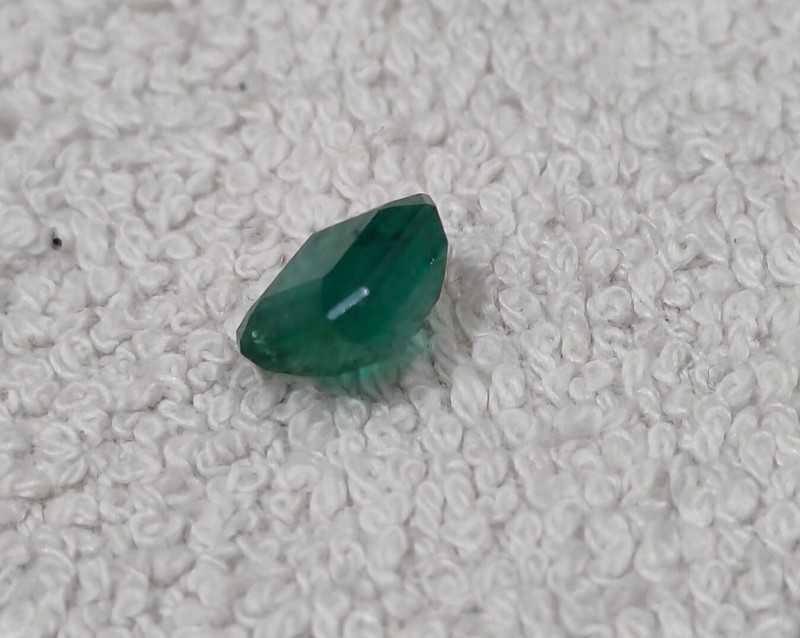 2.40 Carat Natural Zambian Emerald 8x8 mm Square Octagon Cut Loose Gemstone gallery
