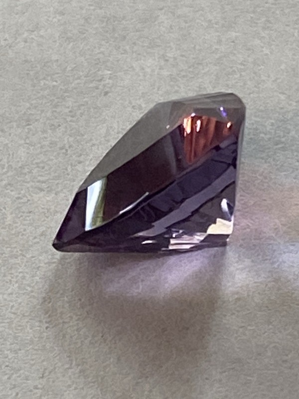 Loose 10mm Trillion Cut Amethyst Spinfire Cut approx 2.52 ct JTV gallery