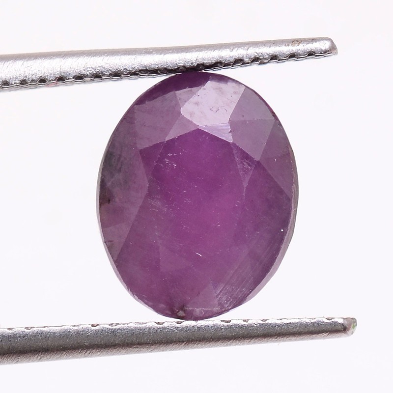5.64 Cts Natural African Ruby Oval Cut Stunning 10mmx8mm Untreated Huge Gemstone gallery