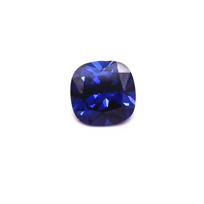 Tanzanite Square Faceted Tanzanite Gemstone Cushion Cut Blue Tanzanite Gem