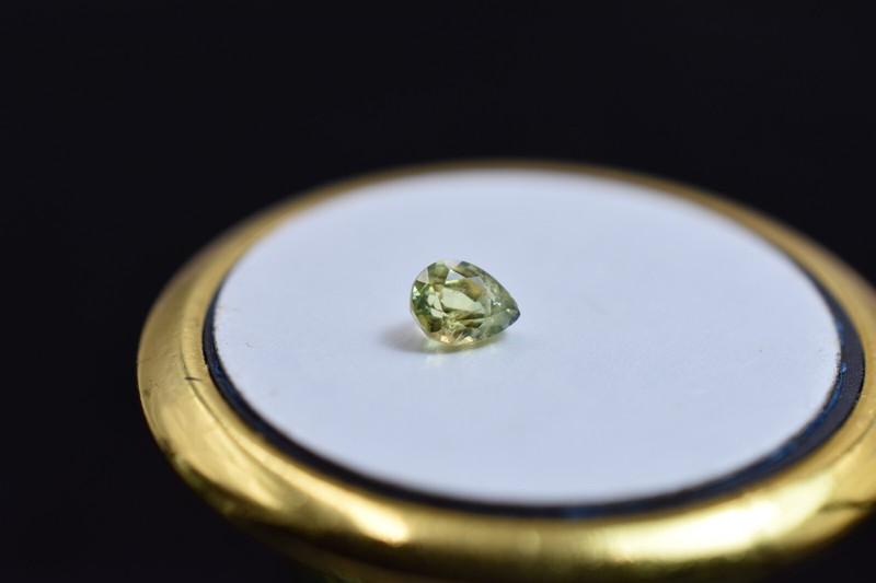 Australian Natural faceted Sapphire -0.5CT Blue & Green pear Gemstone