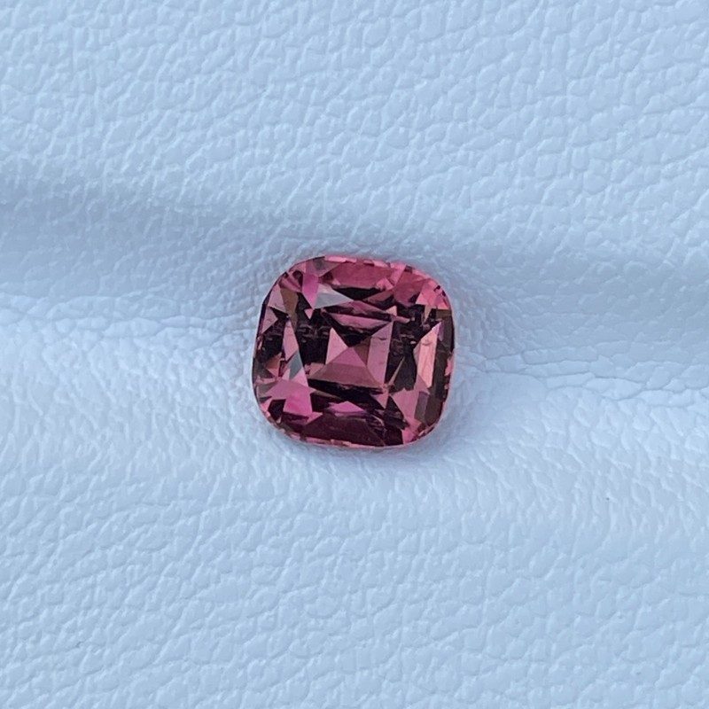 Natural Pink Tourmaline 1.37 Ct Cushion Cut | Congo | Loose Gemstone gallery
