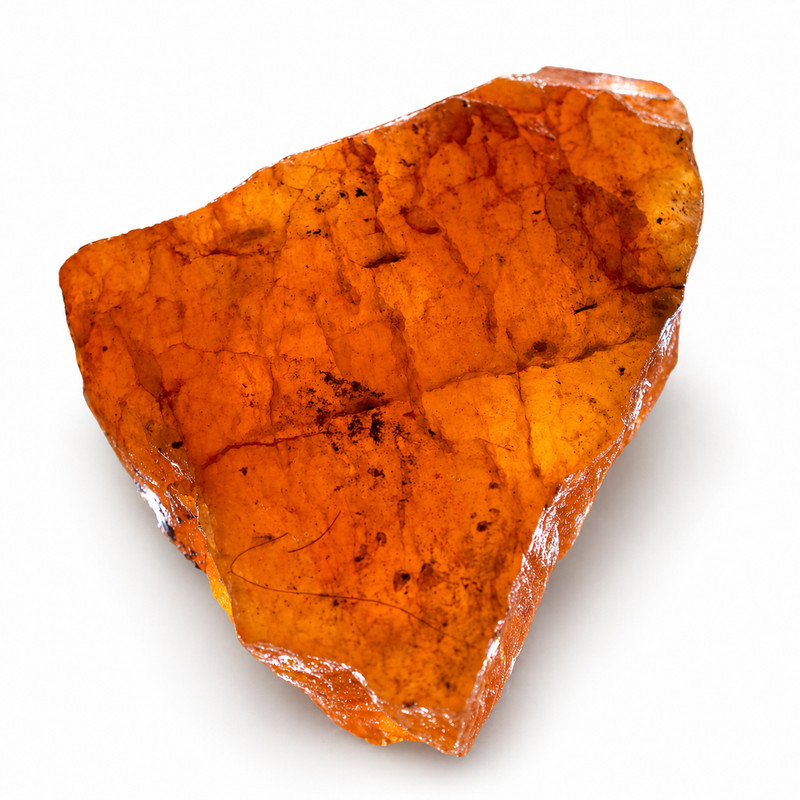 231 Ct Natural Orange Sapphire Uncut Rough Certified Raw Earth-Mined Gemstone