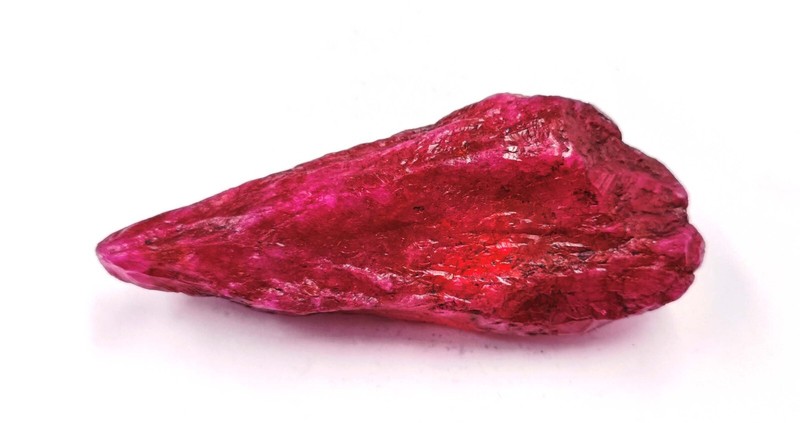 DYED 575 Carat Magnificent Certified African Opaque Red Ruby Rough Gemstone
