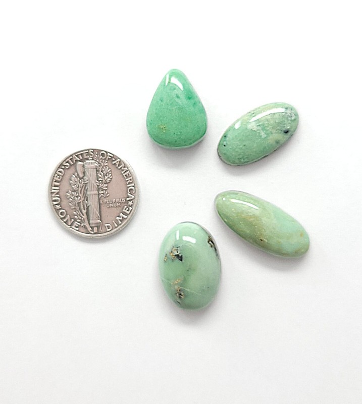 Natural Pixie Variscite Green Oval Teardrop Shape Cabochon Lot 30 Carats