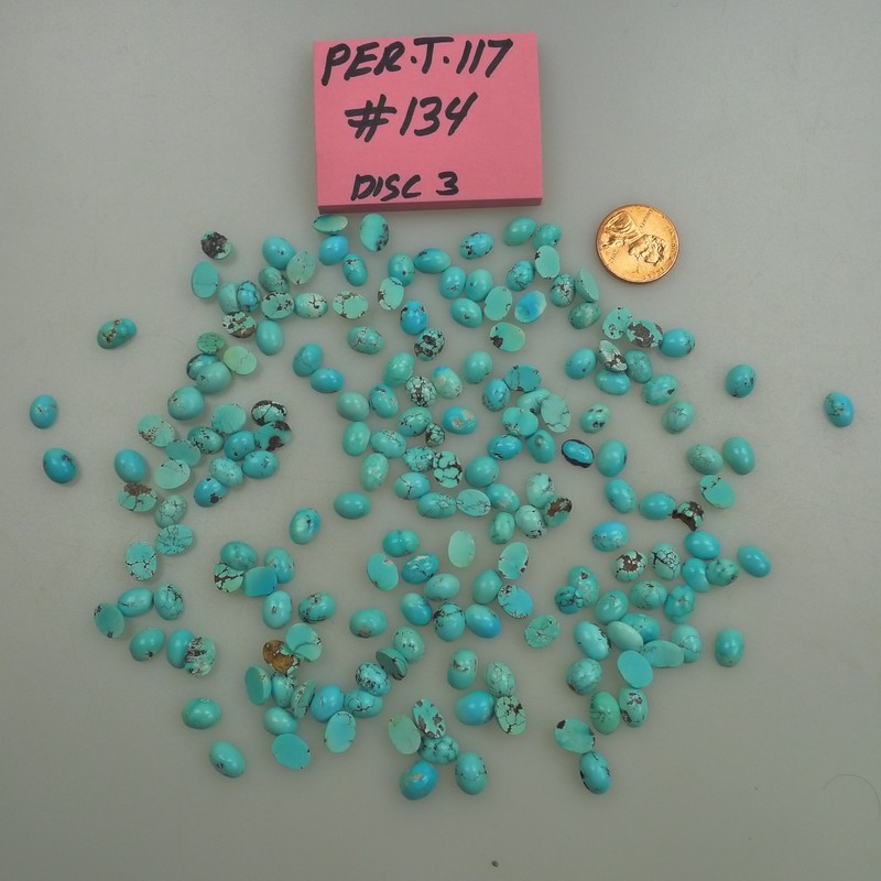 Persian Turquoise 100% Natural 188 Oval Cabochon 200 TCW gallery