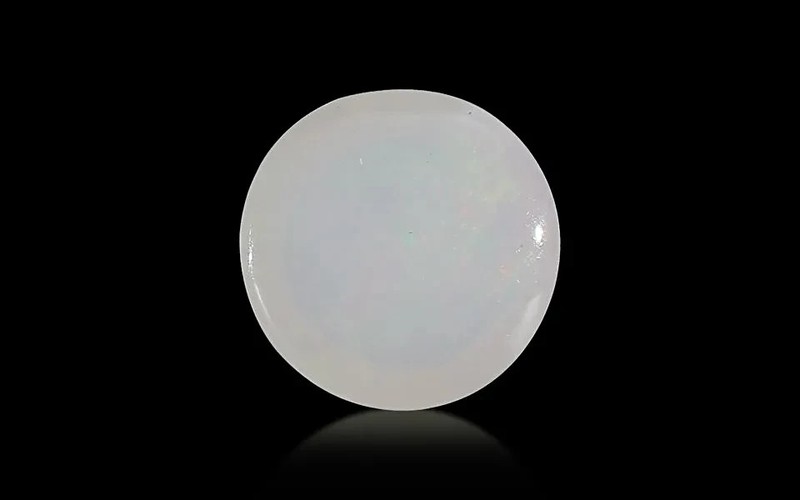 AUSTRALIAN OPAL 4 MM ROUND CABOCHON WHITE COLOR NATURAL 20 PCS A-175