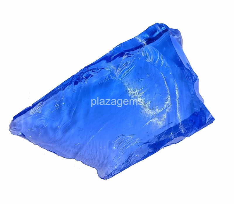 97 Ct Natural Royal Blue Tanzanite Transparent Certified Rough Gemstone 4SUP